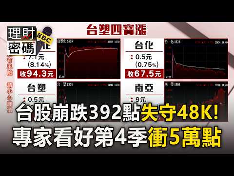 台股秋後算帳崩跌392點失守48K！台積電撐盤 專家看好第4季衝5萬點【理財密碼】