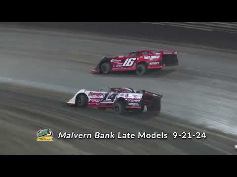 Malvern Bank Super Late Model Racing Series // September 21, 2024 - dirt track racing video image