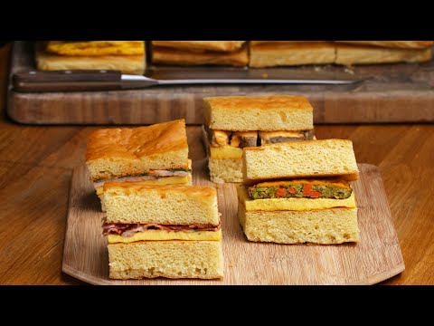 4-Flavor Giant Sheet Pan Breakfast Sandwich