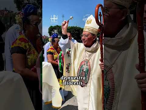 La Peregrinación de la Diócesis de Tehuantepec, en la Basílica de Guadalupe.