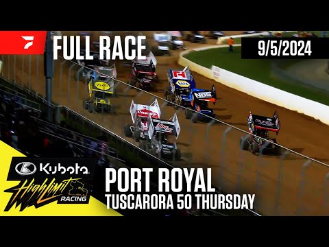 FULL RACE: Kubota High Limit Racing at Port Royal Speedway 9/5/2024 - dirt track racing video image