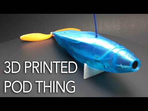 3D Printed Flying Wing Pod - UCcIbMAd5E6cOaJRuIliW9Lw