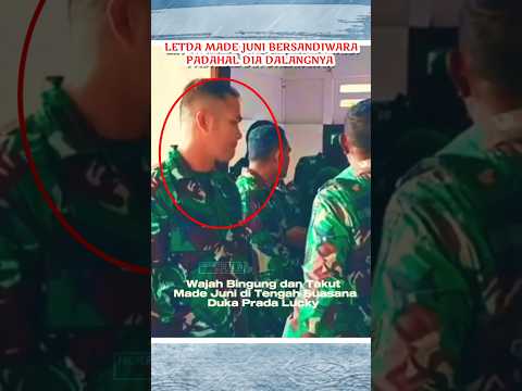 letda made juni ucapkan belasungkawa 🙄 #tni #tniad #tniindonesia #bravo