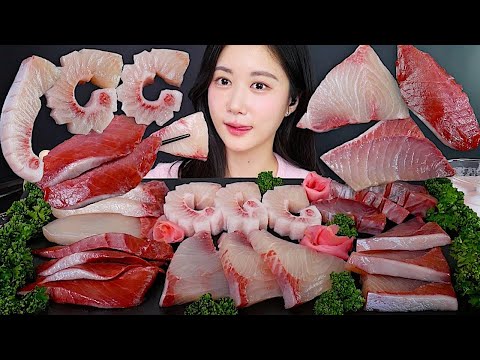 올 겨울 첫 방어 성공적..😌💕맛있는 방어회 먹방 Raw Fish Yellowtail Sashimi ブリの刺身 | eating show | mukbang asmr