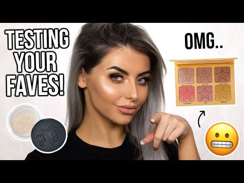 OMG! TESTING MY SUBSCRIBERS FAVOURITE MAKEUP! FULL FACE OF FIRST IMPRESSIONS - UCeOYFSJpQT27y3V6faZNC2g