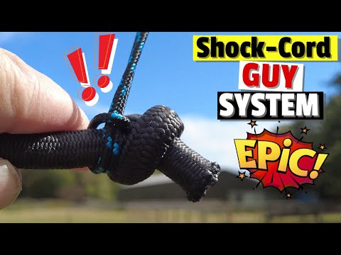 The Shock-Cord Vertical Antenna Guying Experiment (It Works!)
