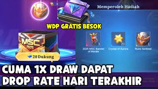 BENERAN DAPAT SKIN MSC CUMA 1x DRAW & UANG 1 JUTA DARI MOONTON TAPI MA