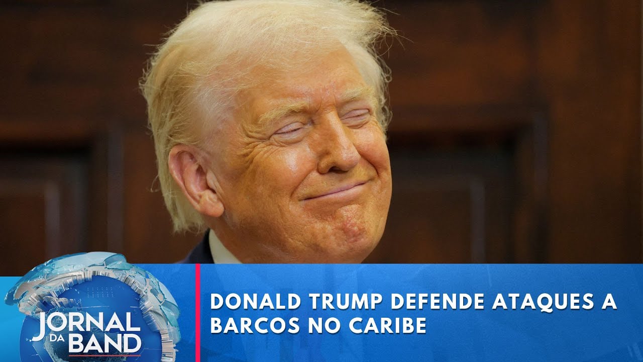 Trump defende ataques a barcos no Caribe | Jornal da Band