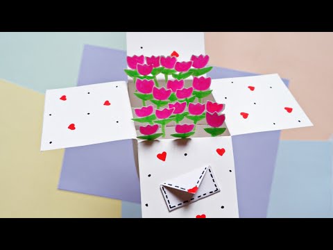 Explosion Box Pop Up Card | Handmade Gift | Love Card