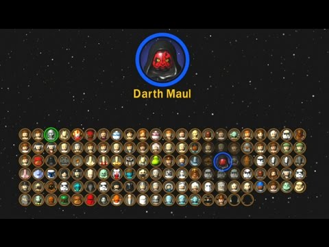 LEGO Star Wars: The Complete Saga - All Characters Unlocked (Complete Character Grid) - UCg_j7kndWLFZEg4yCqUWPCA