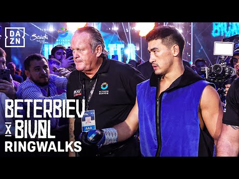 Artur Beterbiev and Dmitry Bivol Make Their Entrance For Their Undisputed Showdown