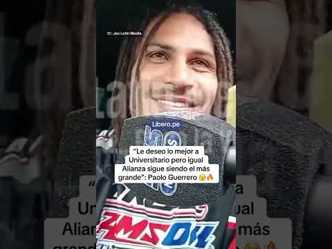 PAOLO GUERRERO SALUDÓ A UNIVERSITARIO POR SU ANIVERSARIO Y LES DEJÓ UN MENSAJE | Líbero