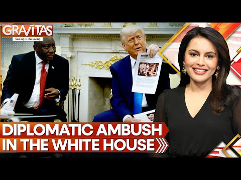 Trump Ambushes Ramaphosa With A Racist Lie | WION | GRAVITAS