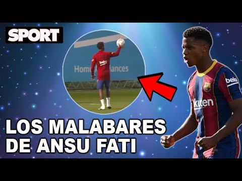 LOS MALABARES de ANSU FATI en los ENTRENAMIENTOS del FC BARCELONA 🧞♂