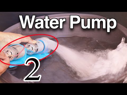 How to Make Double 775 DC Motor with Visible Plastic Water Pump