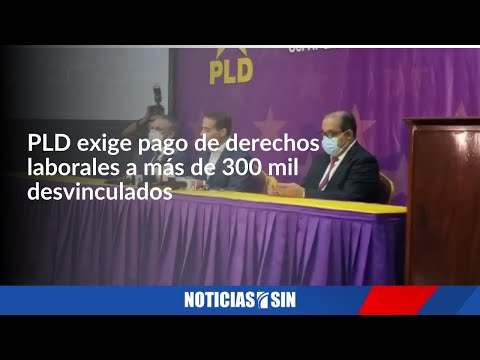 PLD exige pago a más de 300 mil desvinculados del gobierno