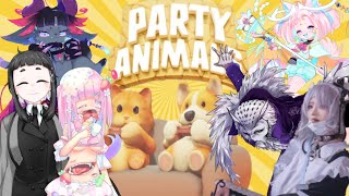 動物が殴り合って蹴落とすコラボ【Party Animals（パーティーアニマルズ 】