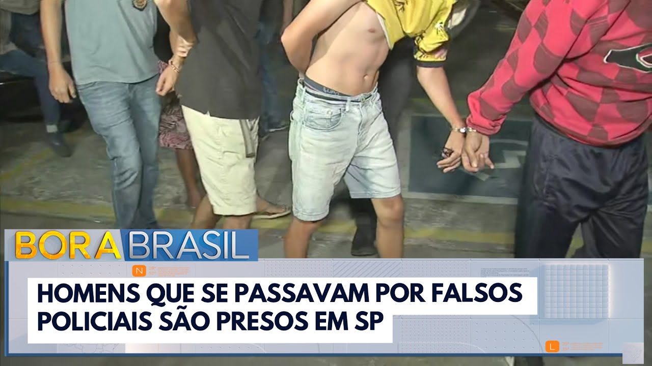 Homens que se passavam por falsos policiais são presos em SP