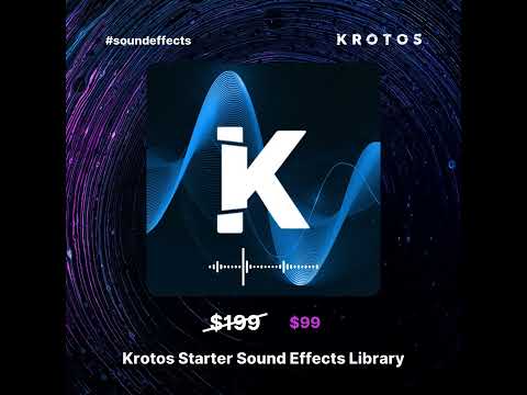 Sound Effects Library of the Day - Krotos Starter Library