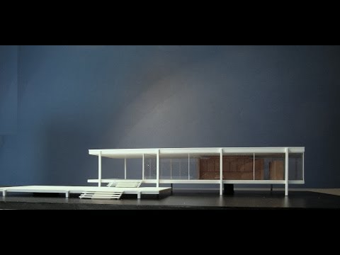 Mies van der Rohe, FARNSWORTH HOUSE, scala 1:100