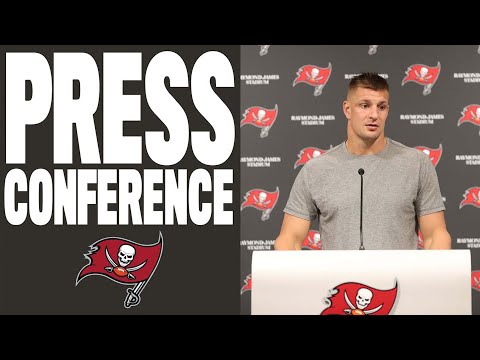 Rob Gronkowski on Mike Evans:    He Steps Up in the Biggest Moments' | Press Conference video clip