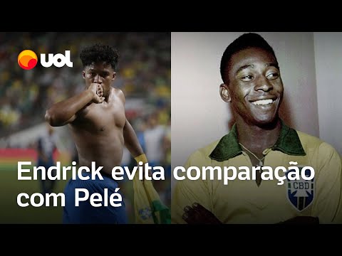 Endrick sobre comparação com Pelé: "Vocês são malucos"