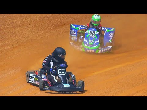 MSKC Kart Highlights Laang Speedway 15-1-2023 - dirt track racing video image