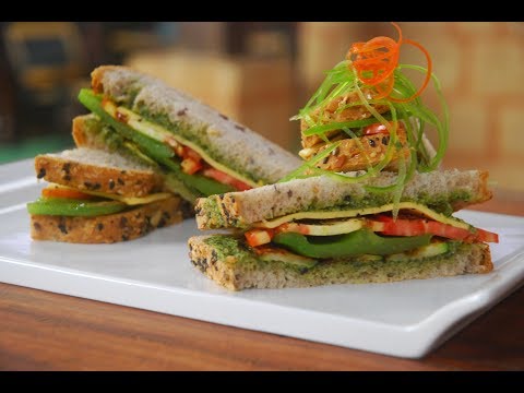 Pesto Sandwich with Grilled Vegetables | New Season | Cooksmart | Sanjeev Kapoor Khazana - UCmoX4QULJ9MB00xW4coMiOw