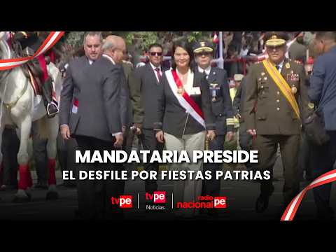 Presidenta Keiko Fujimori llega a la av. Brasil para la Gran Parada y Desfile Cívico Militar 2026