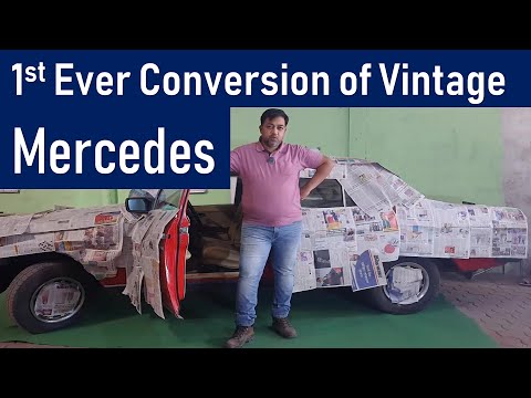 Mercedes Classic Vintage Conversion | conversion of electric Car | conversion kit in India | ev