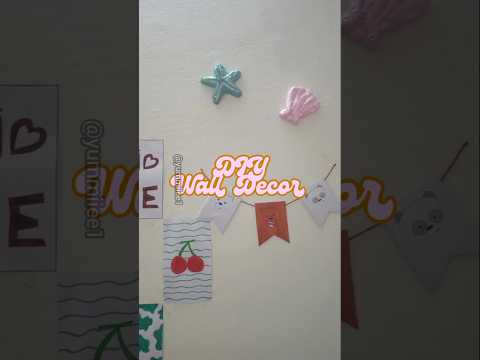 DIY Wall Decor #diy #diywalldecor #walldecor #cute #craft #craftideas #diycrafts #diyideas #shorts