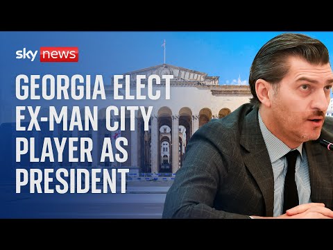 Watch live: Ex-Manchester City player set to become Georgia's next president