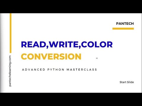 Day 16 - Read , Write , Color Conversation