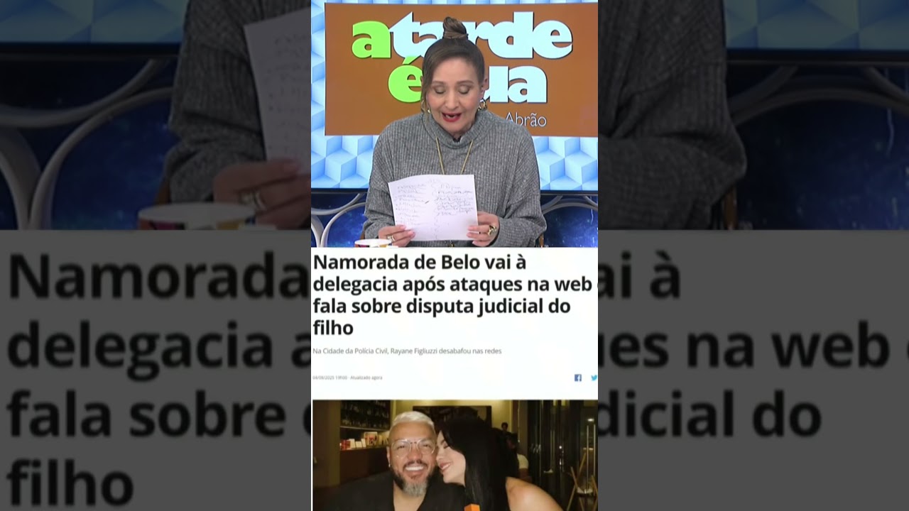 Sonia Abrão sobre namorada de Belo Tem cara de que vai virar ex