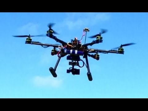 Tarot FY680 Hexacopter APM 2.6 Loiter (GPS Hold) and a Quick flight Demonstration - UCIJy-7eGNUaUZkByZF9w0ww