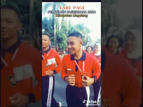 Lari Pagi: Warming Up Pelatihan Paskibraka 2024 Tingkat Kab. Magelang.