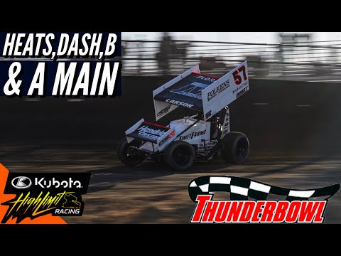 Kubota High Limit Racing at Tulare Thunderbowl Raceway FULL NIGHT 8/15/2024 - dirt track racing video image