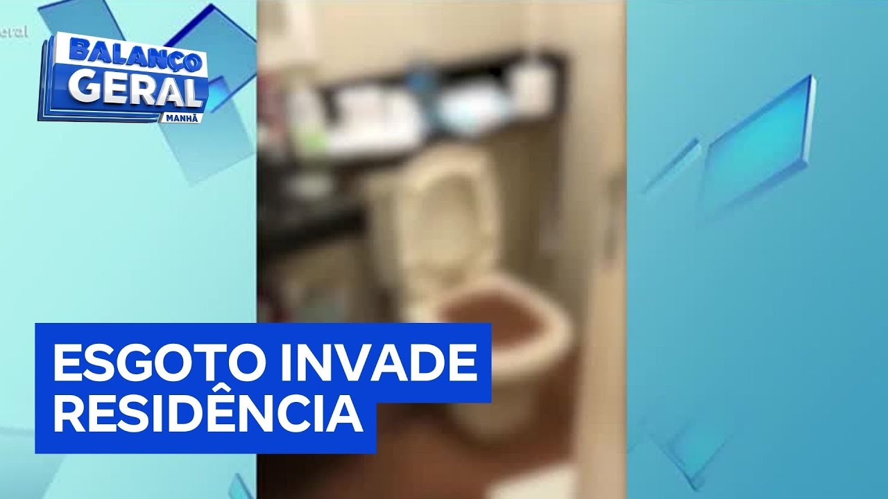 Esgoto invade residência e causa transtornos em São Bernardo do Campo
