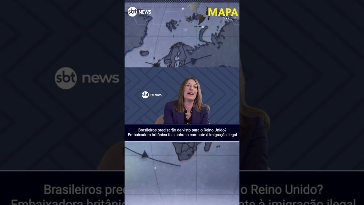 Brasileiros precisarão de visto para o Reino Unido Embaixadora responde