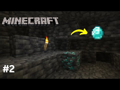Getting Diamonds in Minecraft Survival ! | Minecraft Survival Series #2