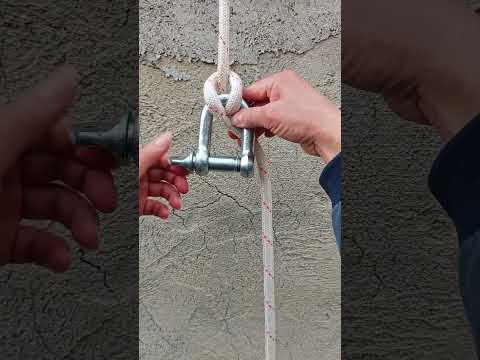 登山攀岩、救援等户外活动中应急下降的必备绳结