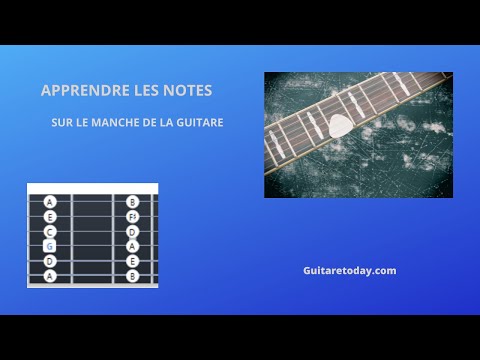 Cours de guitare facile - Les notes sur le manche