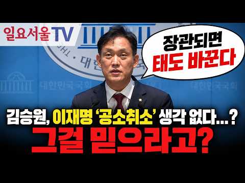 김승원, 이재명 '공소취소' <strong>생각</strong> 없다…? 그걸 믿으라고?