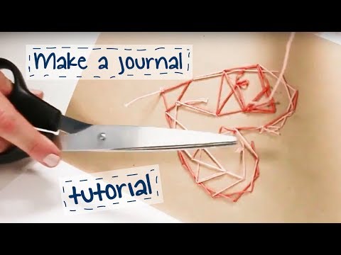 How to: stitch a journal | Crafternoon | Mind