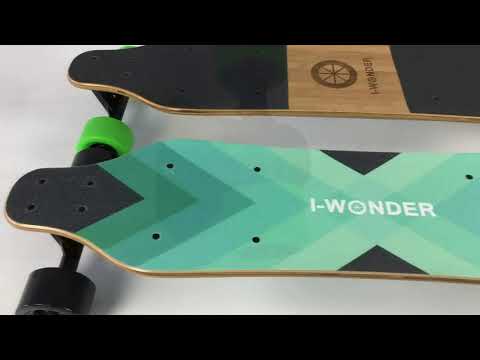 SK-E2D I-Wonder Led light electric skateboard