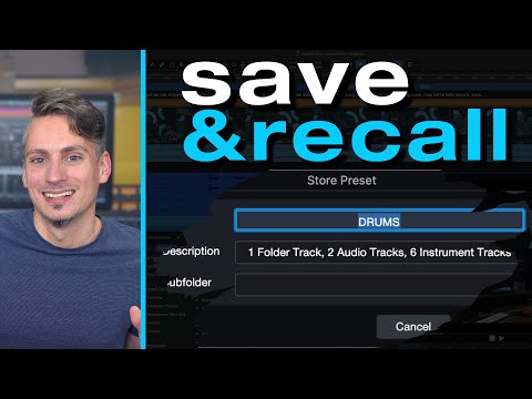 Save & Recall Anything in Studio One with Drag & Drop! | PreSonus