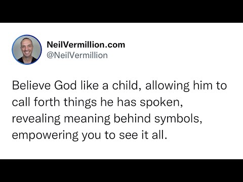 Believe Me Like A Child - Daily Prophetic Word