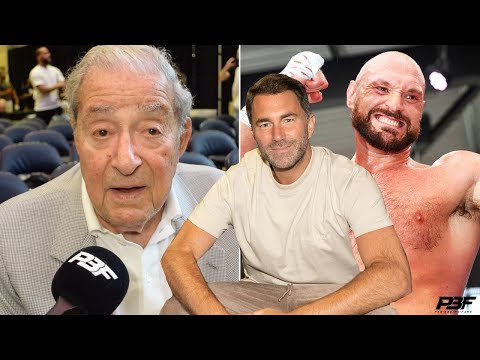 Bob arum reacts to eddie hearn saying tyson fury is in no man’s land, teofimo lopez contract update