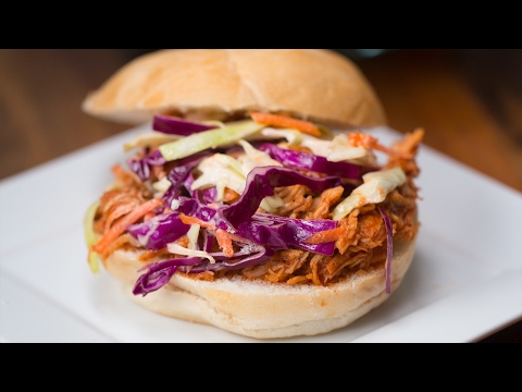 Slow-Cooker BBQ Pulled Chicken, 4 Dishes
