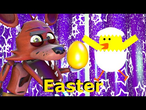 Baby Foxy Easter Chickens - [FNAF SFM] Five Nights at Freddy's Animation